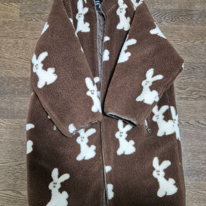 리미떼두두 브라운래빗 뽀글이점퍼 롱버전(2xl)