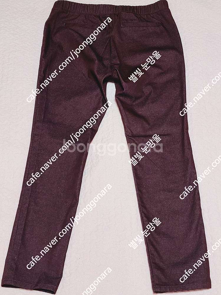 에스디비즈 여성 밴딩 면바지 버건디28인치 판매--1