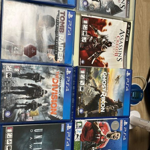 PS3 타이틀 2개,나머지 PS4 타이틀 판매