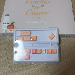 GMK PnC 피치앤크림 키캡 새상품 추가구성 포함