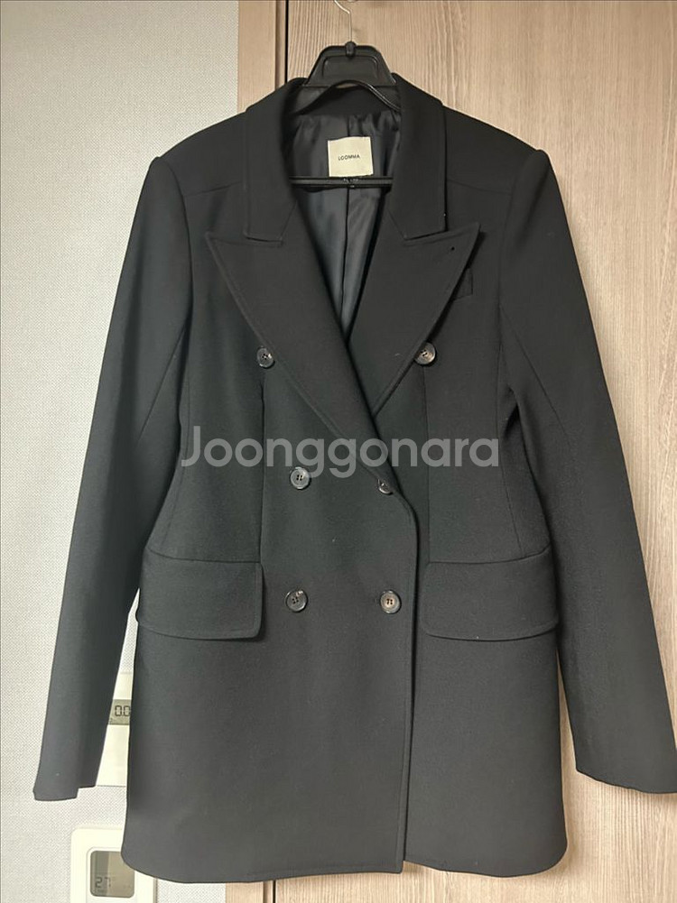 엘콤마 아워글래스 블랙 자켓--0