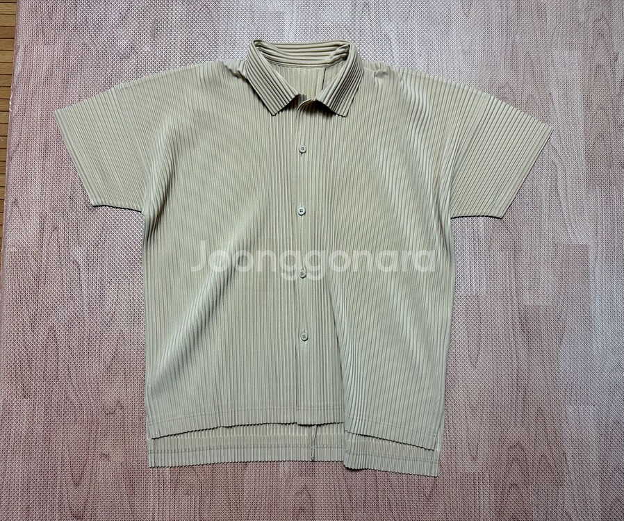 옴므플리세 반팔셔츠 4사이즈 정품--0