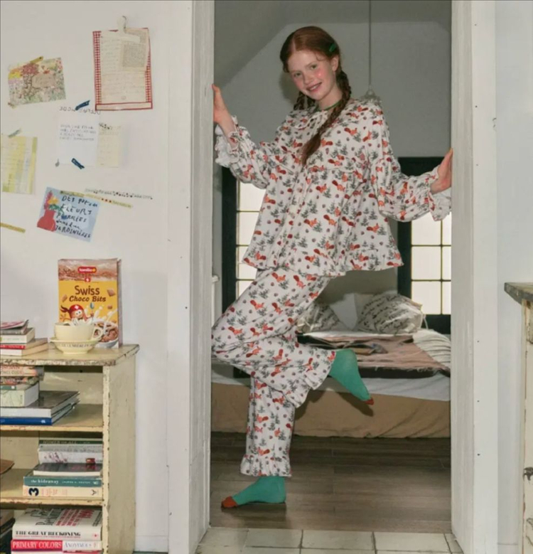 울랄라 파자마 샤비 피치기모 잠옷--5