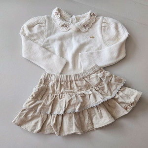 모크베이비 니트 스커트 100사이즈 미착용