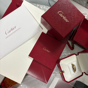 까르띠에 트리니티 클래식 50호 정품 플박