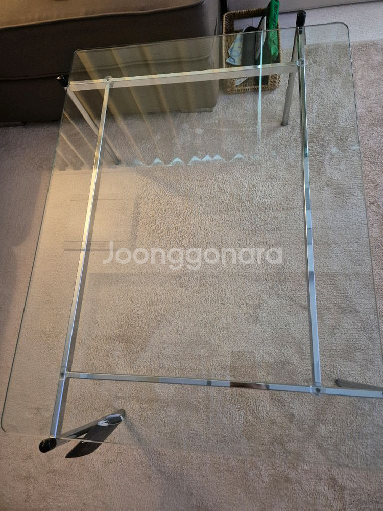 휴도 거실 유리테이블 800--3