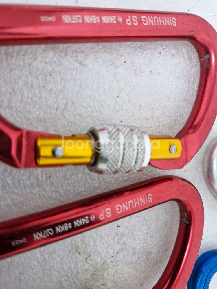 카라비너 7개 입니다--2