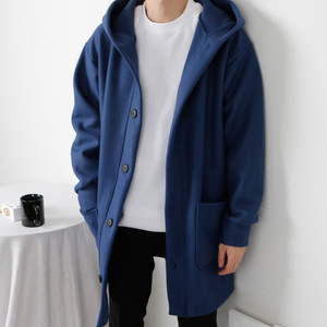 후드 롱 코트 팝니다.