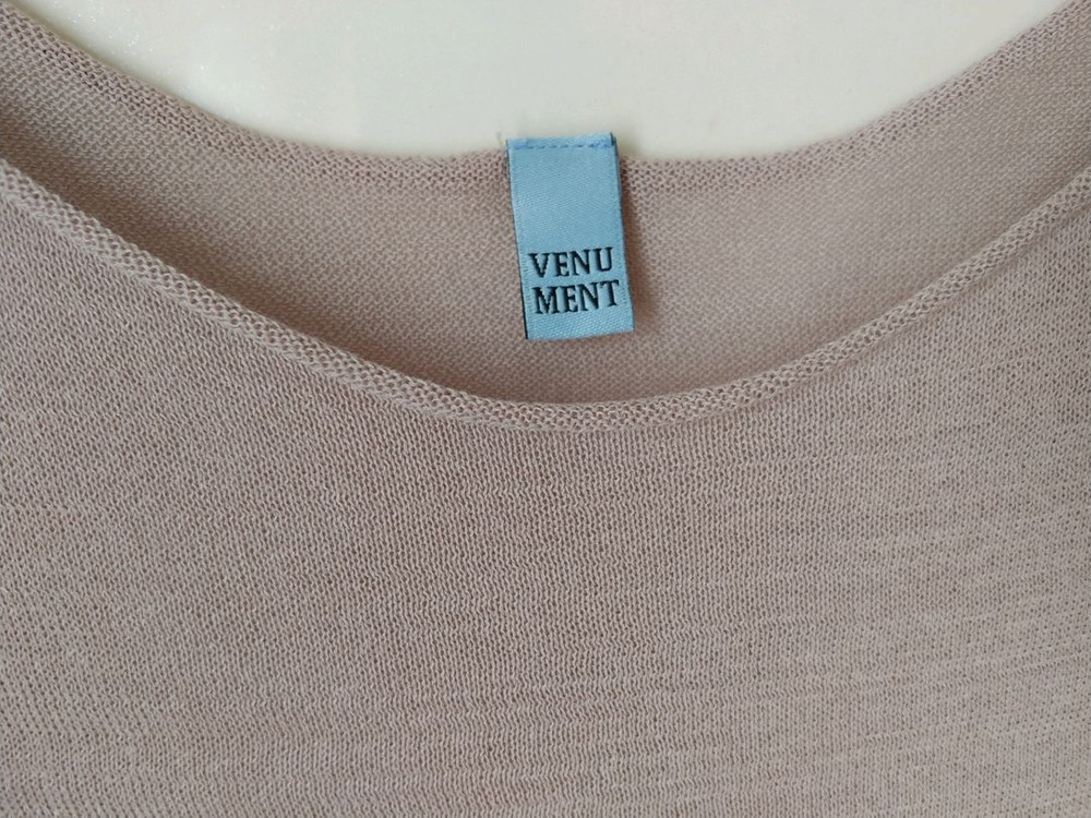 베뉴먼트 쉬어 롱 니트 드레스 이미지