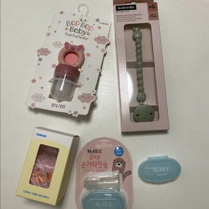 과즙망, 쪽쪽이 스트랩, 쪽쪽이 케이스, 실리콘 칫솔