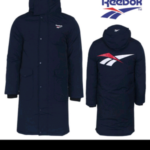 리복 롱패딩 네이비 판매합니다