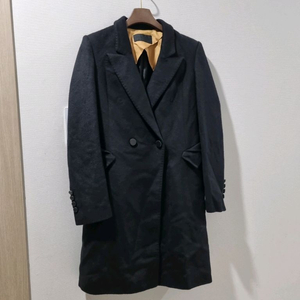 마인 블랙 캐시미어 코트