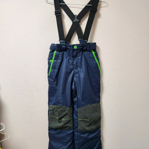 150사이즈 SFIT 네이비 검정멜빵 스키복 하의 바지