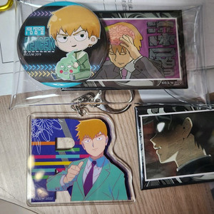 모브사이코 몹싸 뱃지 키링