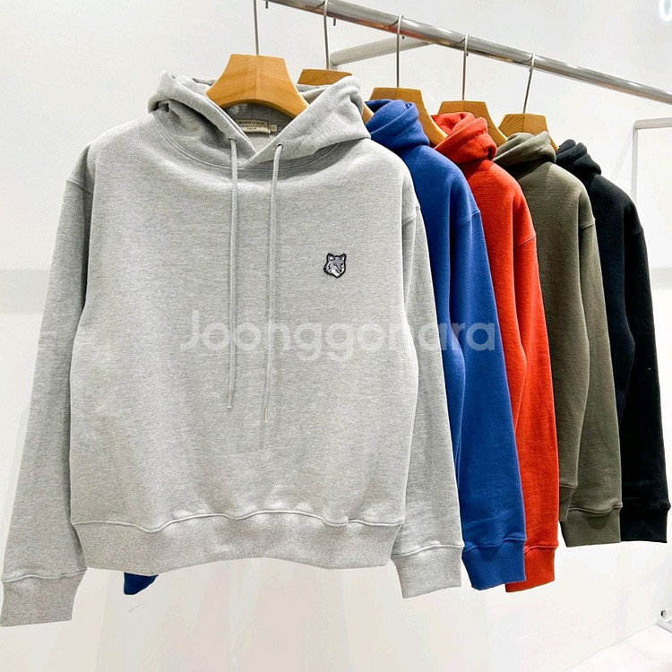 메종키츠네 볼드폭스 후드--0