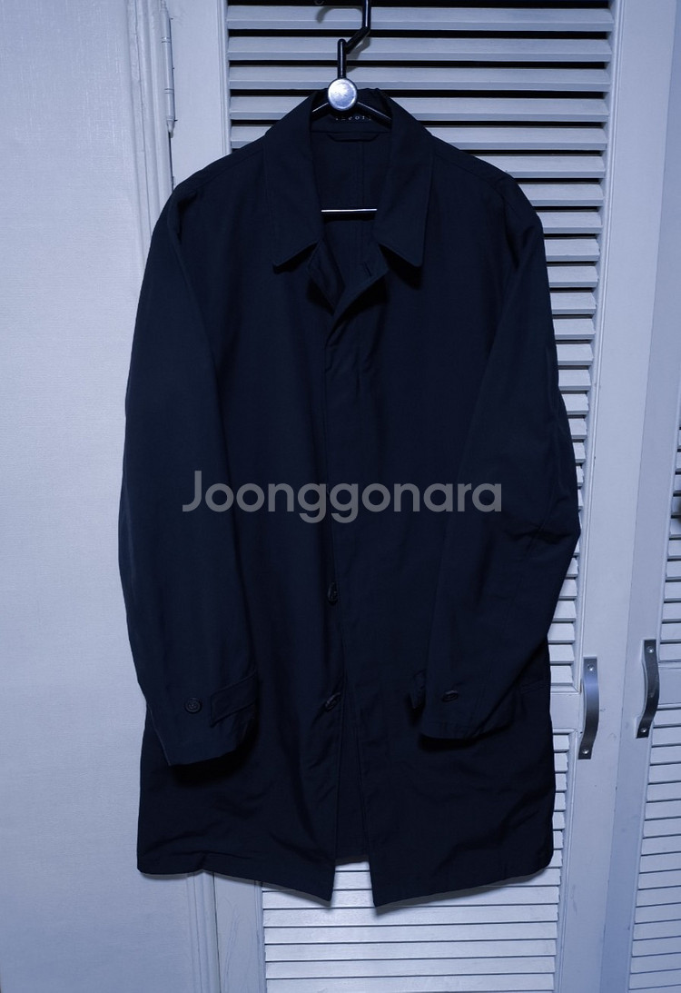 오버핏M 띠어리 코트 진네이비--0