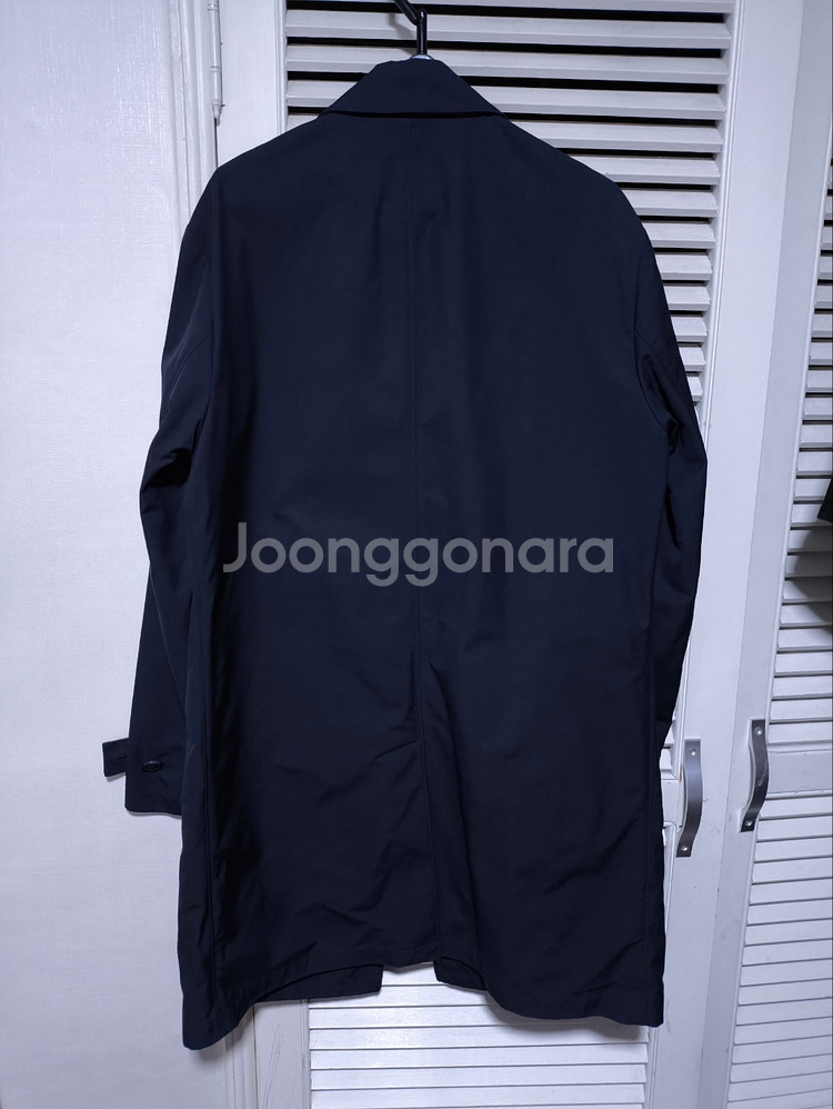 오버핏M 띠어리 코트 진네이비--3