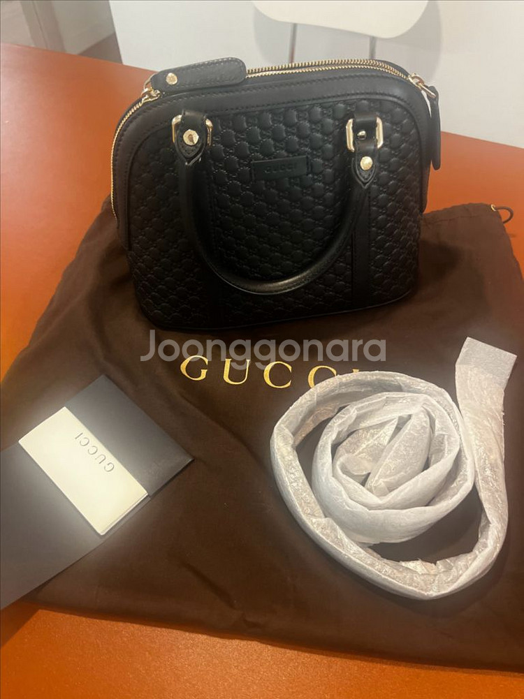 (정품)구찌 마이크로시마 미니돔 S급 상태--0