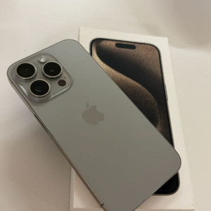 아이폰15프로 1테라 내추럴티타늄 (배터리88) 아이폰