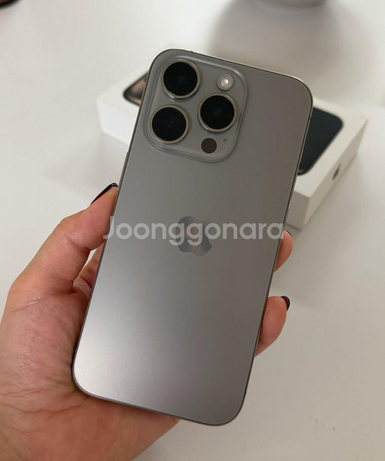 아이폰15프로 1테라 내추럴티타늄 (배터리88) 아이폰--2