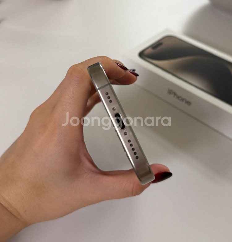 아이폰15프로 1테라 내추럴티타늄 (배터리88) 아이폰--6