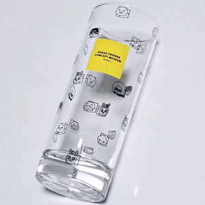 카카오 프렌즈 컨셉 뮤지엄 한정 패턴 유리컵 1p