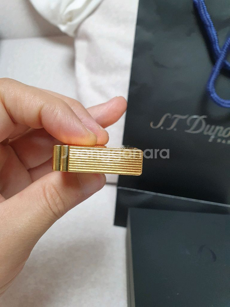 [정품] 듀퐁라이터 라인2 ca18237 개츠비 금장--5