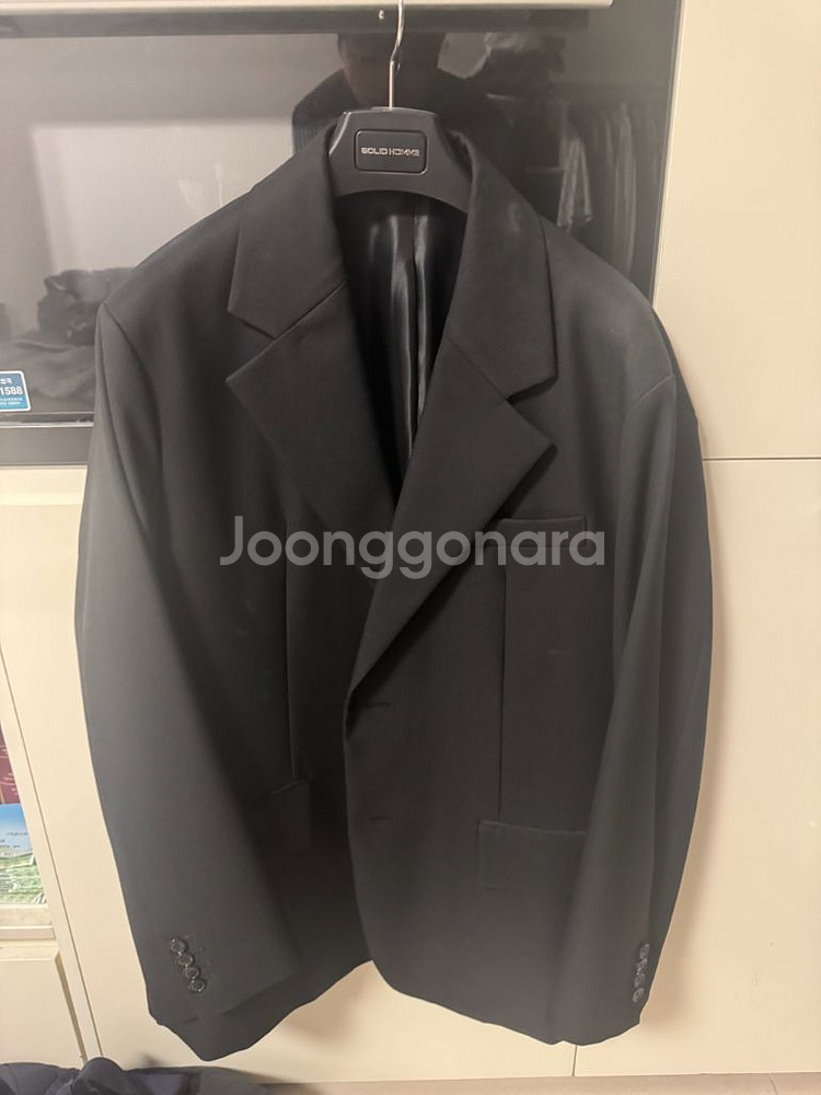 솔리드옴므 트윌 셋업 사이즈 46/48--1