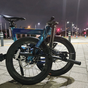 20인치 유사 브롬톤 트라이폴드 3단 접이식자전