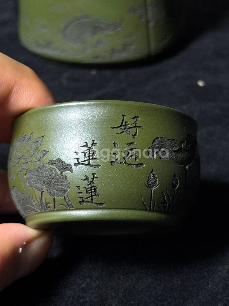 1988년 세계도예박람회 금상 진상품006 녹 자사호--8