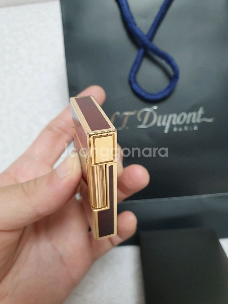 새상품 듀퐁라이터 라인2 ca15576 클래식 마룬래커--3