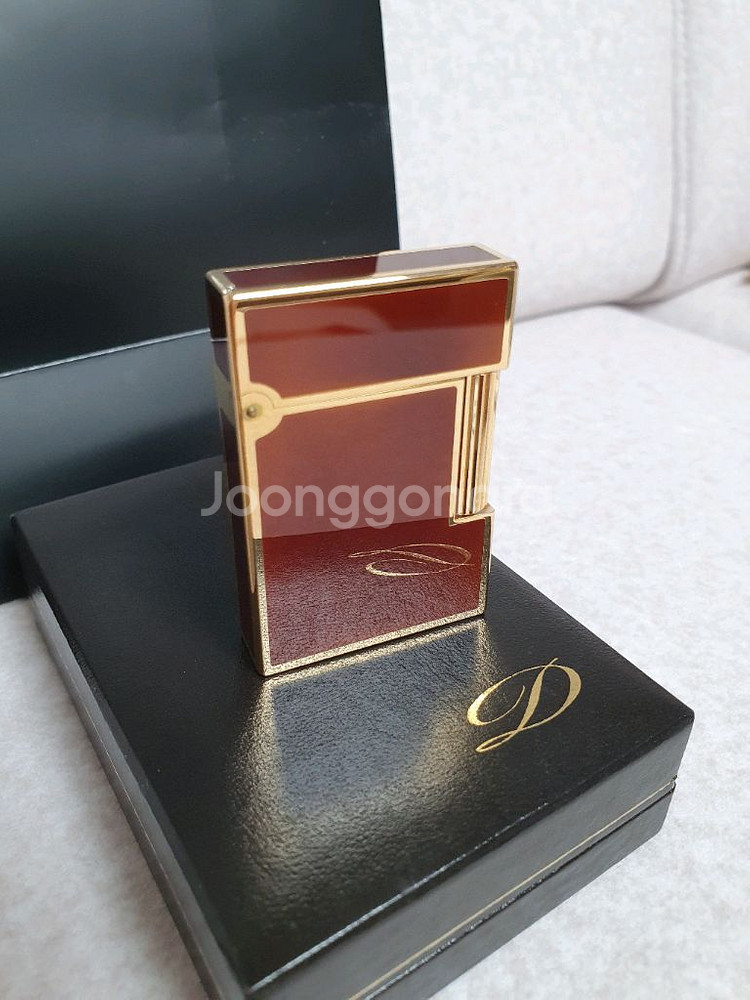 새상품 듀퐁라이터 라인2 ca15576 클래식 마룬래커--7