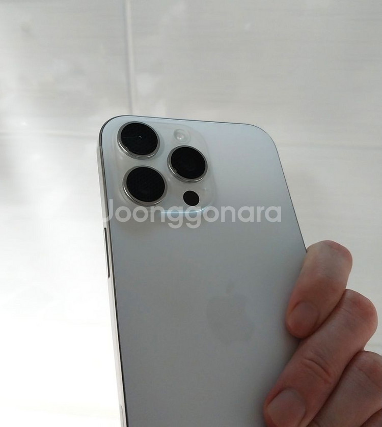 아이폰16 프로맥스 512 화이트 배터리 100 SS급--11