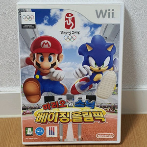 닌텐도위 wii 마리오와 소닉 베이징올림픽