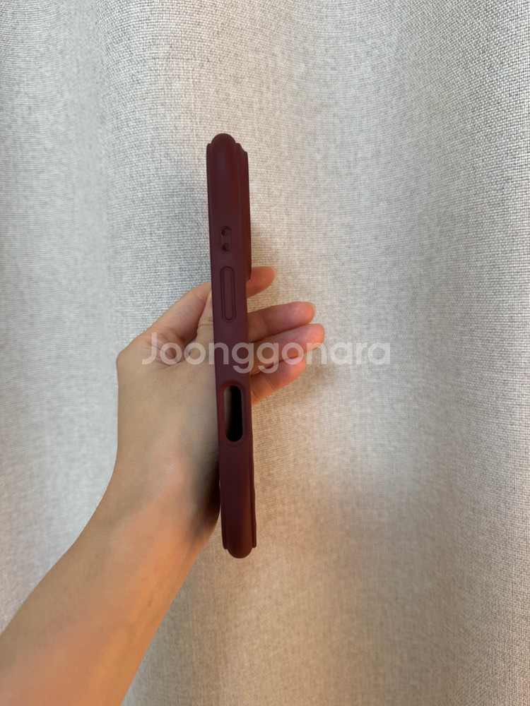 케이스티파이 아이폰16pro 다크체리 리플케이스--5
