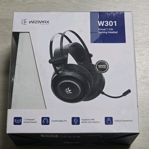 Wizmax W301 7.1채널 RGB 게이밍 헤드셋