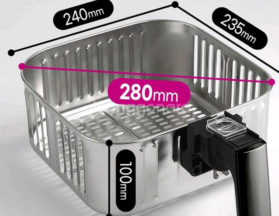 한경희 스텐304 바스켓 올스텐 에어프라이어--6