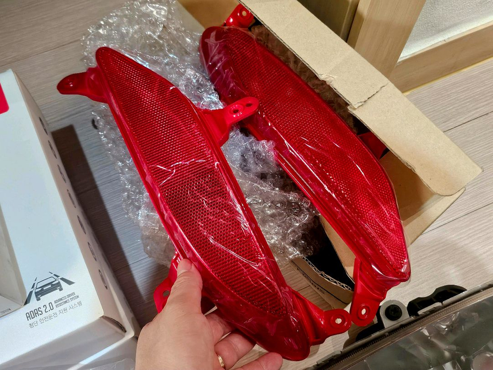 4채널 블랙박스, 엉클칩 등 싼타페 DM 부품--1