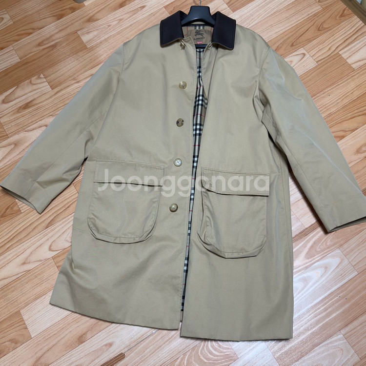 슈프림 버버리 트렌치코트 m사이즈--0