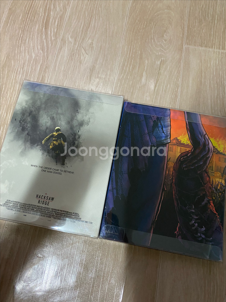 블루레이 스틸북 2종 일괄판매(더 보이, 핵소고지)--2