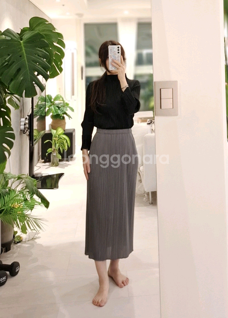 플리츠플리즈 반목탑3 블랙 이세이미야케--3