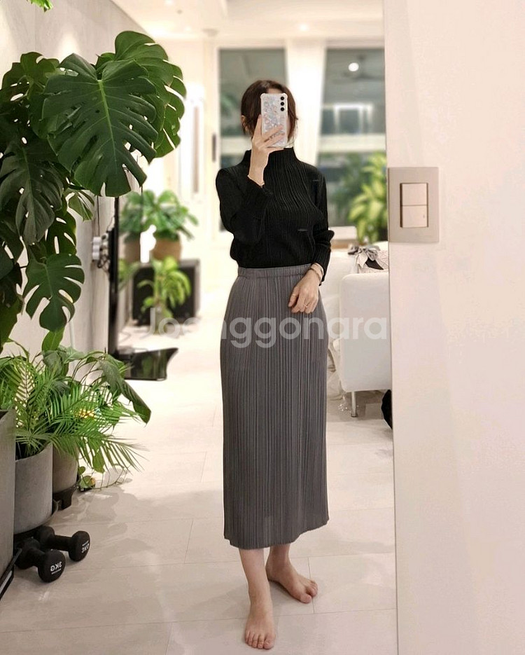 플리츠플리즈 반목탑3 블랙 이세이미야케--4