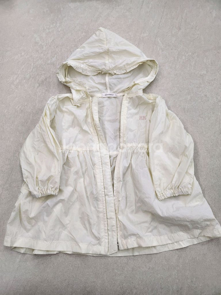 밍크뮤 여아 바람막이90(아이보리)--0