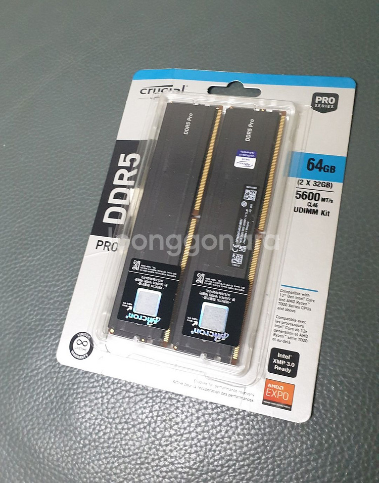 마이크론 DDR5-5600 CL46 PRO 32x 2--0
