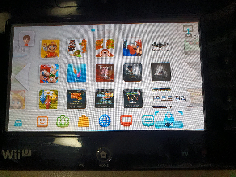 닌텐도 wii U 프리미엄 한글패치--4