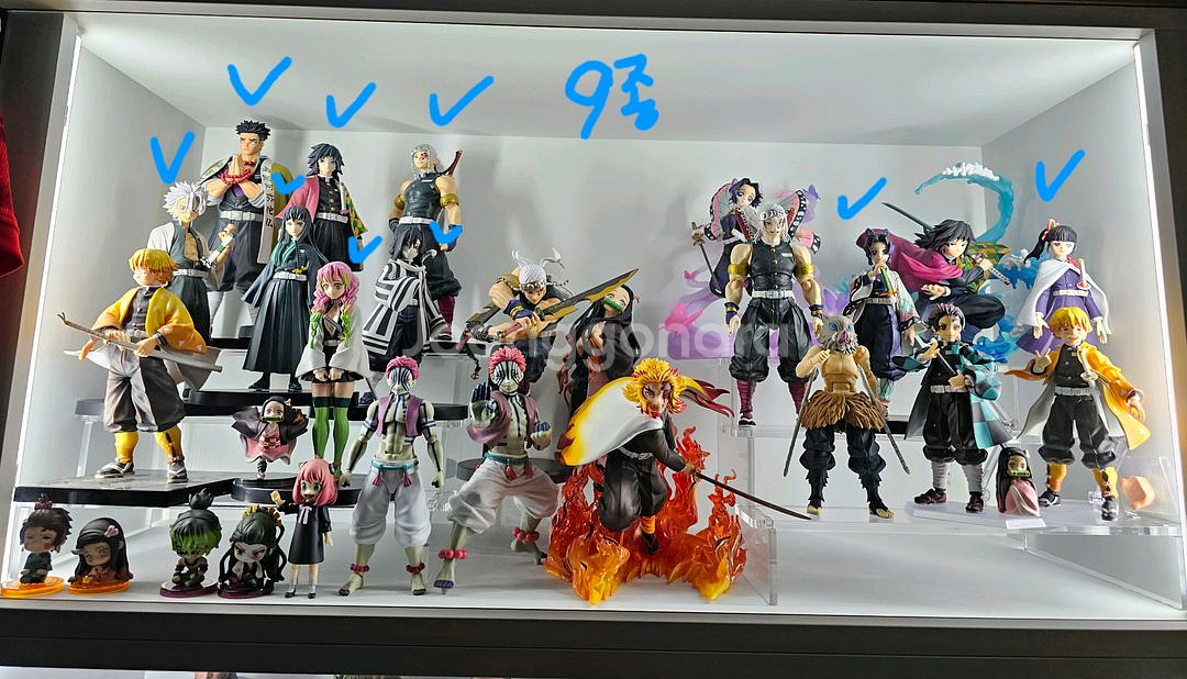 귀멸의칼날 피규어 반프레스토 14종 일괄 판매--0