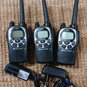 미드랜드 GXT 생활 무전기 3개 + 충전기주파수