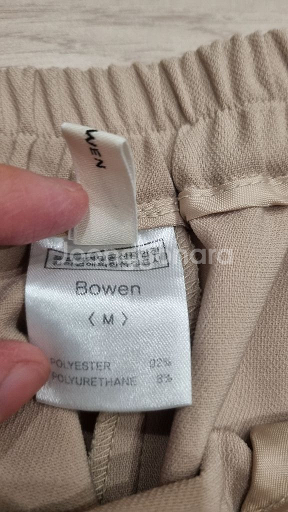 보웬 정장 바지 미듐 베이지--2