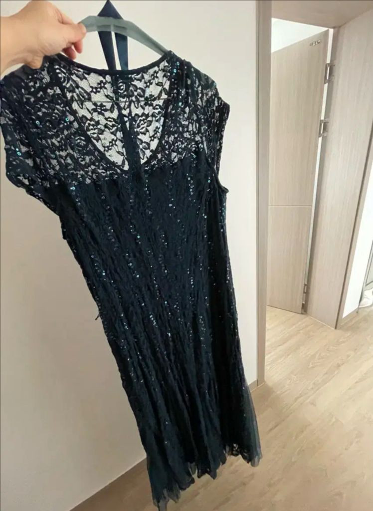 빅사이즈드레스(77-88)진청록색--1