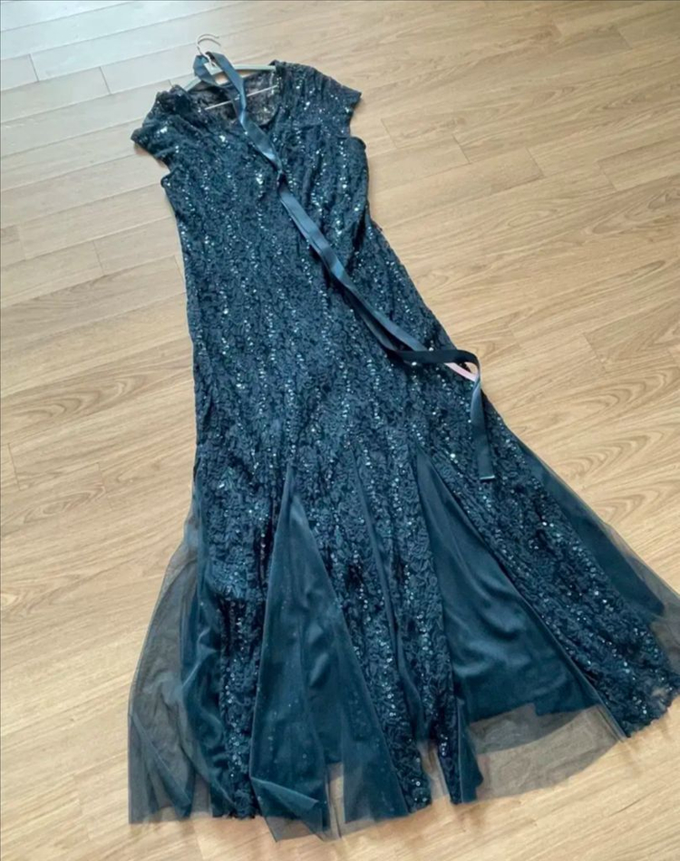 빅사이즈드레스(77-88)진청록색--2